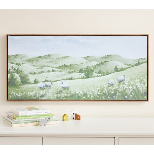 Sheep Framed Art (38" x 18")