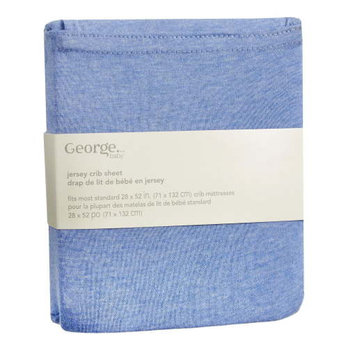 George baby Jersey Crib Sheet, Sizes 28" x 52"