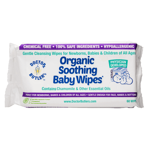 Soothing Organic Non Toxic Baby Wipes