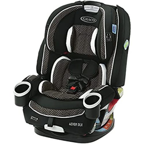 Graco 4Ever DLX 4 in 1 Car Seat, Infant to Toddler Car Seat, with 10 Years of Use, Zagg 1 Count (Pack of 1)