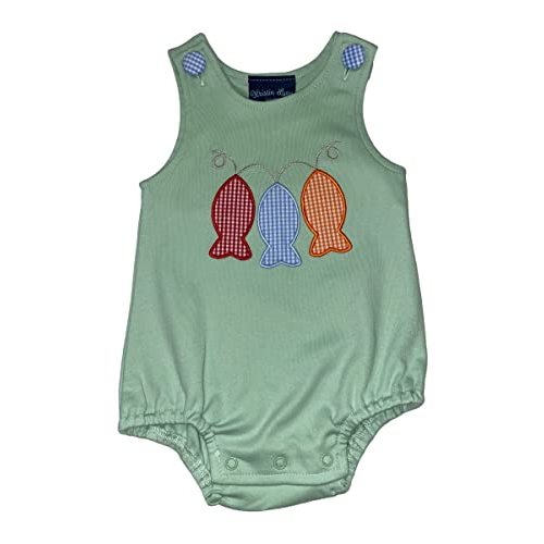 KRISTIN LYNN KIDS Baby Boy Applique Bubble – Luxury Comfort, 100% Cotton, Boutique Quality