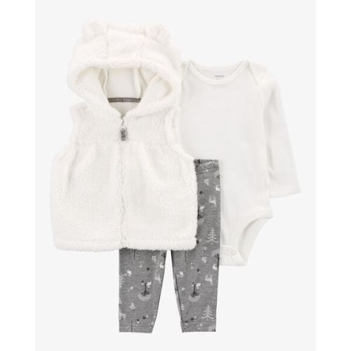 Baby 3-Piece Bear Little Vest Set - Carter's | Carter's