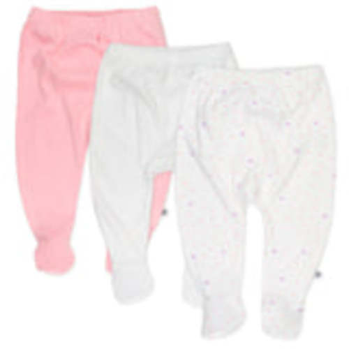 3-Pack Organic Cotton Footed Pants | Honest Baby Clothing