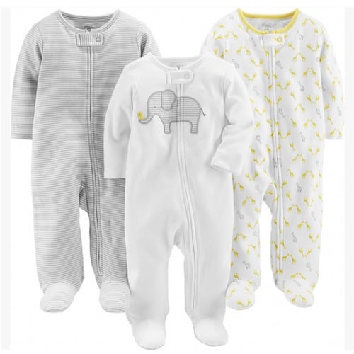 gender neutral baby footies