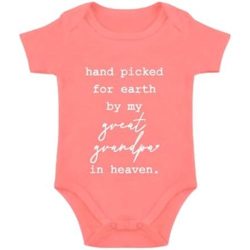 listery Hand Picked For Earth By My Great Grandpa Bodysuit New Boys Baby Girls By My Great Grandpa Newborn