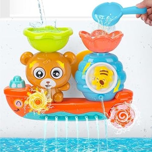 Bath Toys for Toddlers,Baby Bath Toy,Bath Toys for Kids,Water Bathtub Toy for Year Old Girls Boys Gifts,Toddlers Toys,Sensory Toy for Toddler