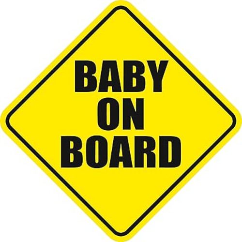 Baby ON Board Sticker 6" Decal Sign/Made in USA