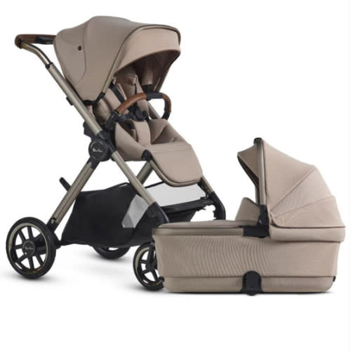 Silver Cross Reef 2 Multi-terrain Modular Stroller + Bassinet Bundle 2025. Frappe