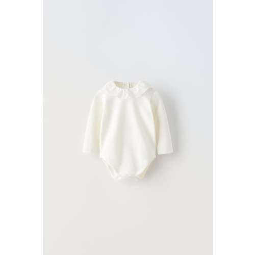 RIBBED LEGGINGSCOMBINATION RUFFLED BODYSUIT