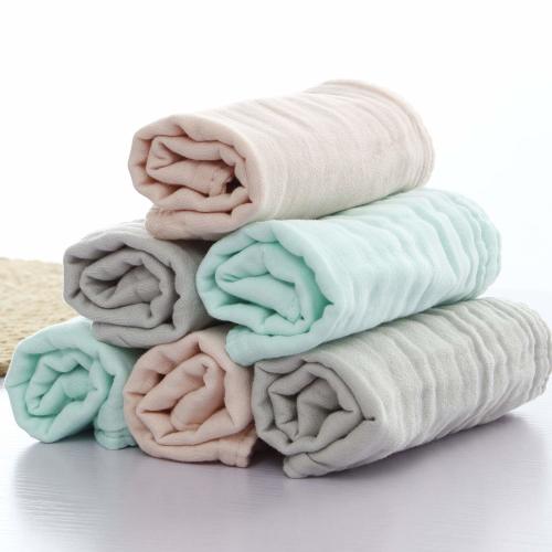 Baby Bath Washcloths by MUKIN - 100% Organic Muslin Cotton Washcloth for Newborn,Ultra Soft Wash Cloths for Babies | Baby Wipes for Baby Sensitive Skin | Perfect Baby Shower Gift.12’’X12’’ (Set of 6)