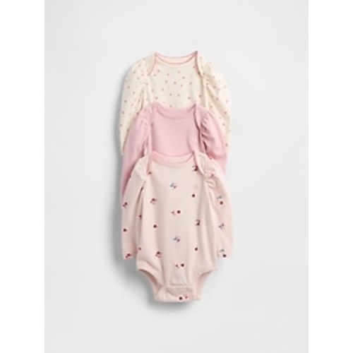 Baby First Favorites TinyRib Bodysuit (3-Pack) | Gap