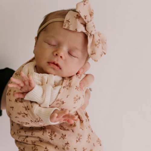 Muslin Swaddle | Paisley Coffee – Little and Fern