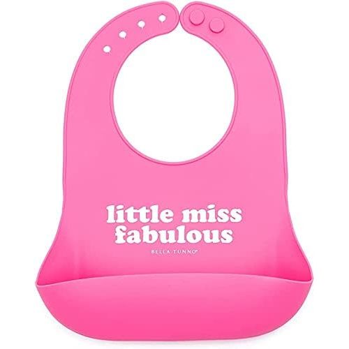 Amazon.com: BELLA TUNNO Girl’s Wonder Bib – Silicone Baby Bib for Girls with Adjustable Neck, Non-toxic & BPA Free Soft Silicone Bib, Durable, Waterproof, Easy to Clean, Little Miss Fabulous : Baby