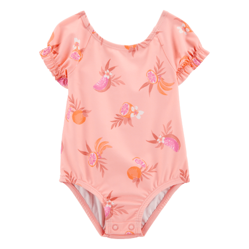 Baby 1-Piece Fruit Swimsuit - Coral - OshKosh | Carter's