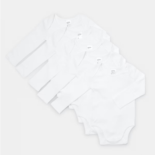 5 Pack Long Sleeve Bodysuits