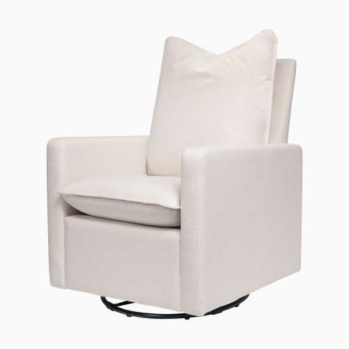 babyletto Cali Pillowback Swivel Glider - Performance Cream Eco Weave