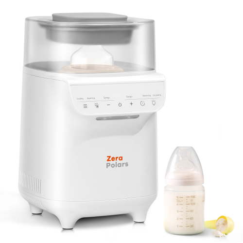 Baby Bottle Warmer and Cooler,Zera Polars 8-in-1 milk warmer,Timer & Temperature Control,White