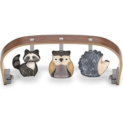 UPPAbaby Mira Forest Fun Toy Bar/Easily Attaches to Baby Bouncer/Sensory Entertainment