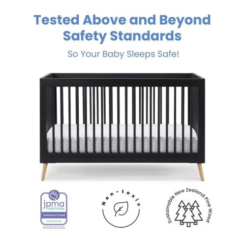 Delta Children Jordan 4-in-1 Crib - Midnight Gray