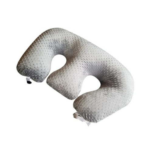 The Twin Z~Pillow 6 uses in 1 Twin Z~Pillow ! Breastfeeding, Bottlefeeding, Tummy0 Time, Reflux, Support and Pregnancy Pillow! Gray 1Pack