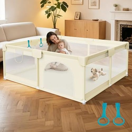 Baby Playpen 64x64 Inch for Babies and Toddlers Indoor & Outdoor