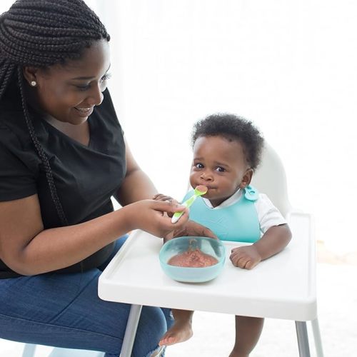 Dr. Brown's Soft-Tip Toddler Spoons with Long Handle for Baby-Led Weaning, BPA Free (Pack of 6)