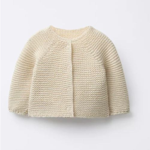 CHUNKY KNIT CARDIGAN - Light beige | ZARA United States