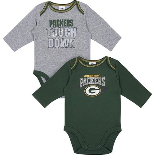 Gerber Baby NFL Team 2 Pack Long Sleeve Onesie Bodysuit