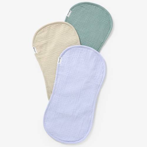 Waterproof Layered Burp Cloth | GOTS Organic Cotton Burpcloths | Baby Shower Gift | Baby Burp Rug | Muslin Cotton Cloth | Shoulder Cloth