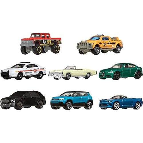 Matchbox Toy Cars or Trucks 20-Pack, Variety Set of 20 Die-Cast 1:64 Scale Cars, Buses, Fire, Construction or Police Vehicles (Styles May Vary)