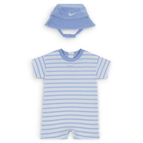 Nike Baby Short Sleeve Romper with Bucket Hat