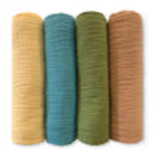 Muslin Swaddle Blankets - Earthtone 4-Pack, Patagonia – SwaddleDesigns