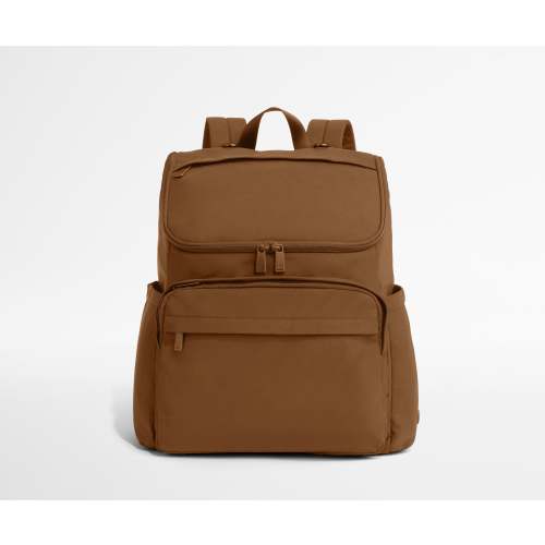 Featherlight Diaper Backpack in Amaro Brown
