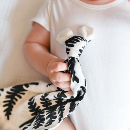 Newborn Organic Cotton Lovey | 0-4mth | Sensory Print Design – Etta Loves US