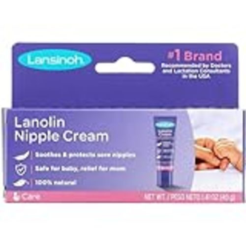 Amazon.com: Lansinoh Lanolin Nipple Cream, Safe for Baby and Mom, Breastfeeding Essentials, 1.41 Ounces : Baby