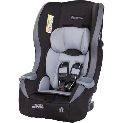 Baby Trend Trooper 3-in-1 Convertible Car Seat, Dash Black
