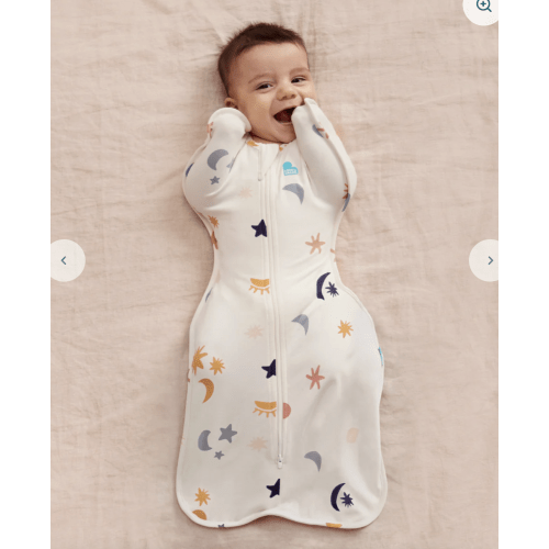 Swaddle Up™ 1.0 TOG Organic Cotton Buff Lunar