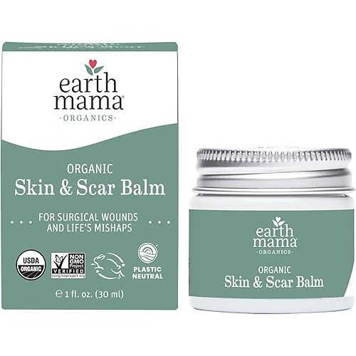 Earth Mama Organic Skin & Scar Balm |C-Section Recovery Skin Care