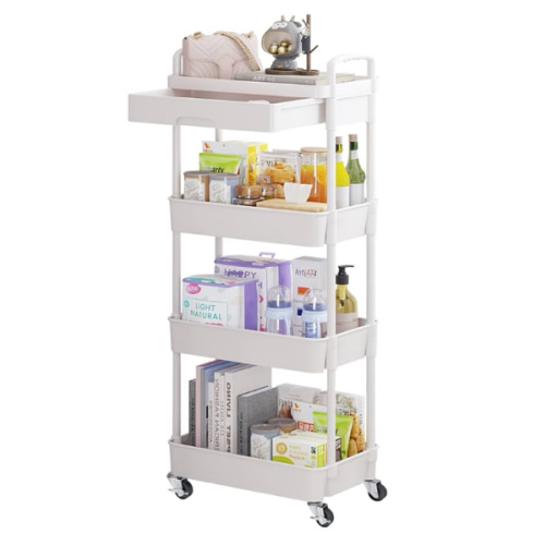 4-Tier Rolling Utility Cart