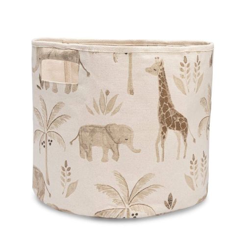 Crane Baby Canvas Storage Bin - Kendi Safari