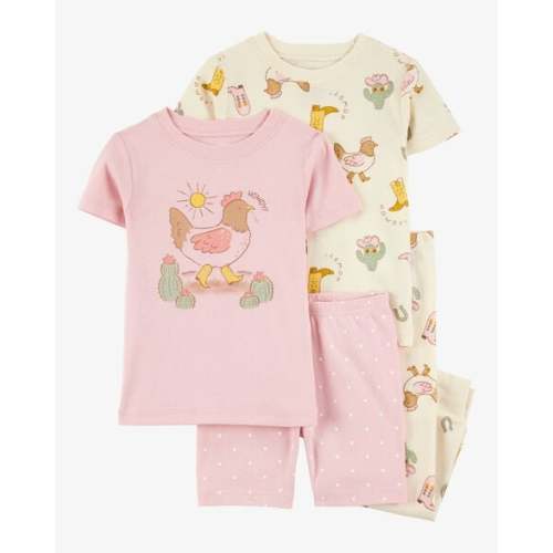 Baby 2-Piece Western Chicken 100% Snug Fit Cotton Pajamas - Pink - Carter's | Carter's