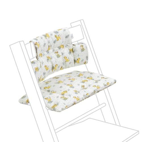 Stokke Tripp Trapp Classic Cushion 2, Disney Lion King Jungle - Pair with Tripp Trapp Chair or High Chair for Support & Comfort - Machine Washable
