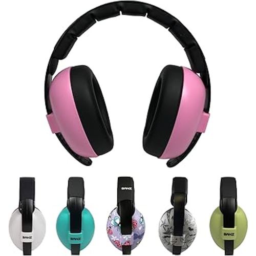 Banz Bubzee Baby Headphones for Noise Protection - Baby Ear Muffs, Newborn Infant & Toddler, 0 to 36 Months, Adjustable