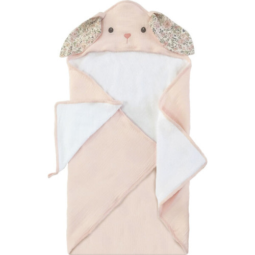 Petit Bunny Towel Set, Pink - MON AMI | Maisonette