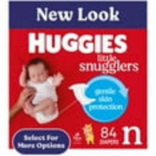 Huggies Newborn Size, 84 Ct, Little Snugglers Baby Diapers