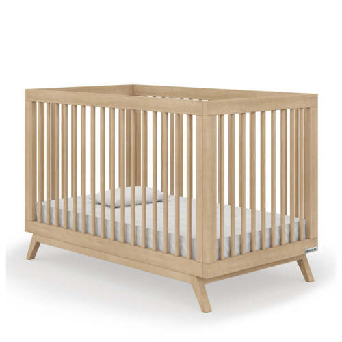 Dadada Soho 3-In-1 Convertible Crib in Natural