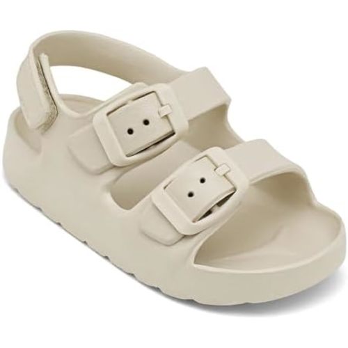 ChayChax Toddler Boys Girls Double Buckle Sandals Children's Adjustable Back Strap Water Sandal