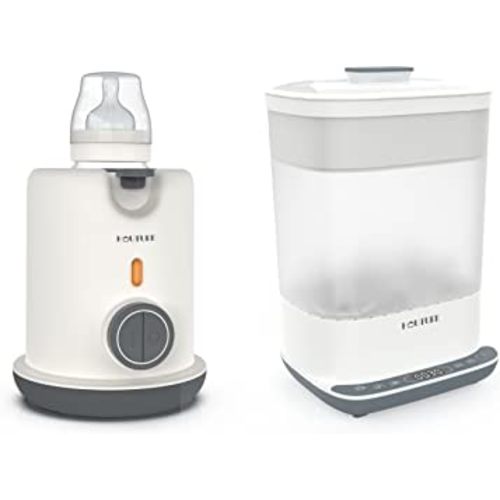 Bottle Sterilizer & Baby Bottle Warmer Electric Steam Sterilizer and Dryer, 6-in-1 Bottle Sanitizer for Baby Items & Breast Pump Accessories