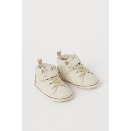 Soft High Tops - Light beige/cat - Kids | H&M US