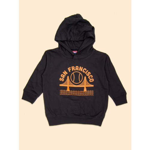 SF Baseball Toddler Hoody Black - Culk